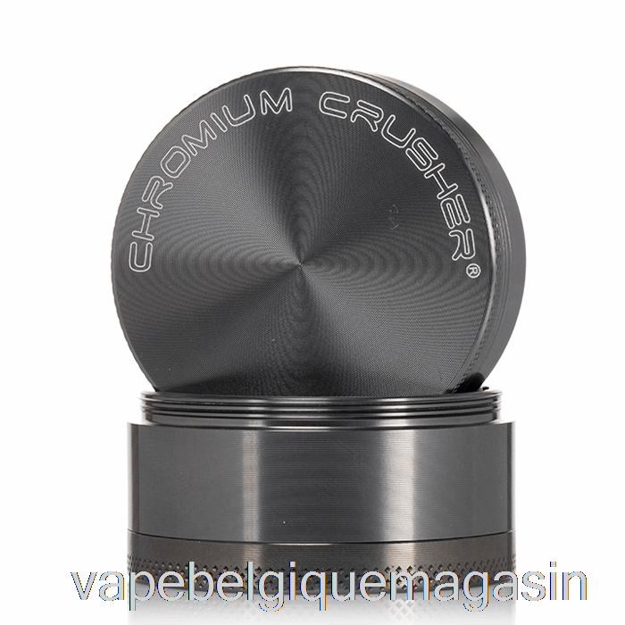 Vape Belgique Chrome Crusher 2.2inch Broyeur 4 Pièces Gris